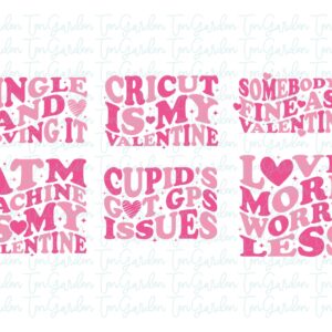 Funny Valentine SVG Bundle, Valentine Saying Cricut Shirt Design