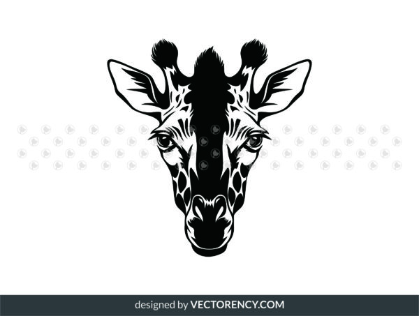 Giraffe Clipart SVG Image