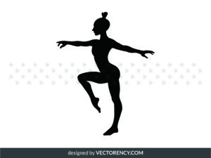 Gymnastic Silhouette SVG