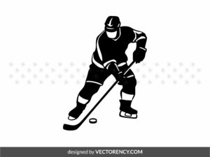 Hockey Silhouette SVG EPS