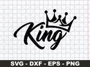 King Crown SVG for Cricut Files