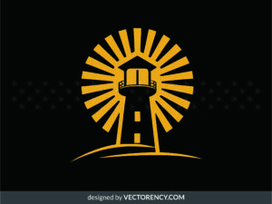 Lighthouse Icon SVG Logo