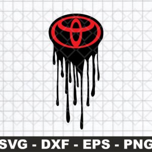 Logo Car Drip Toyota SVG Vector