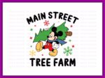 Main Street Tree Farm SVG Disney Christmas Clipart Image Christmas Mouse Christmas Tree
