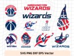 NBA Washington Wizards SVG Bundle, PNG, Cricut Clipart