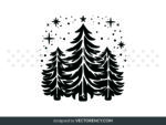 Pine Trees SVG, Winter Element Cricut