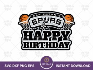 San Antonio Spurs Birthday Cake Printable Download