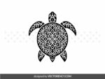 Turtle Mandala SVG, Vector, PNG
