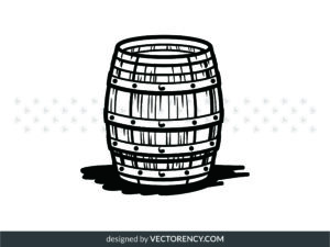 barrel clipart svg vector, barrel outline eps