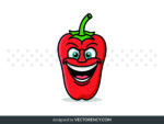 bell pepper vector art, svg eps