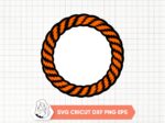 rope circle frame svg