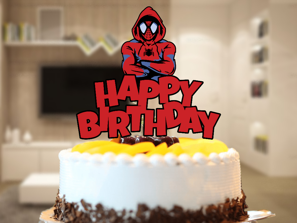 spiderman cake design
