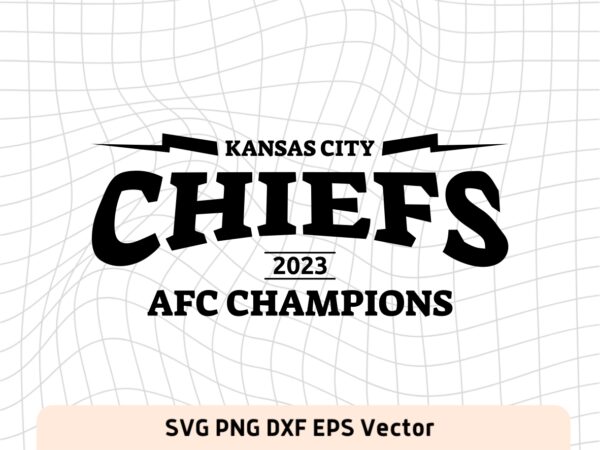 2023 AFC CHAMPIONS KC Chiefs Design Unofficial