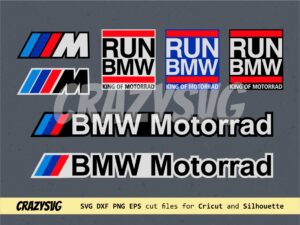 BMW RUN BMW SVG, Motorrad Vector