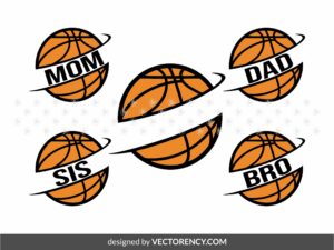 Basketball Family T-Shirt SVG, PNG, Vector