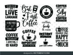 Coffee Quote SVG Design, Saying, Funny Design
