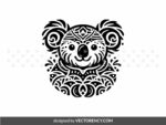 Cute koala bear SVG, Clipart, Koala Vector