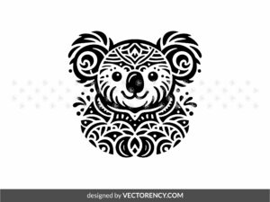 Cute koala bear SVG, Clipart, Koala Vector
