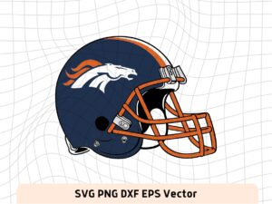 Denver Broncos Helmet SVG, Transparent PNG Denver Broncos