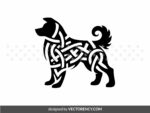 Dog Celtic SVG Cut Files for Cricut