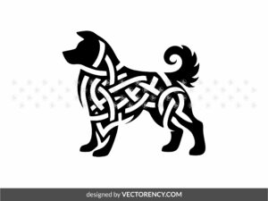 Dog Celtic SVG Cut Files for Cricut