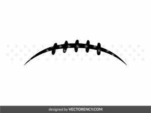Football Laces SVG Clipart