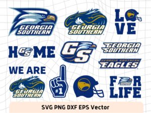 Georgia Southern Eagles SVG, NCAA Football Logo Vector