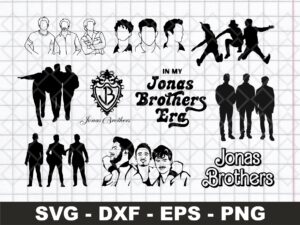 Jonas Brother SVG Bundle