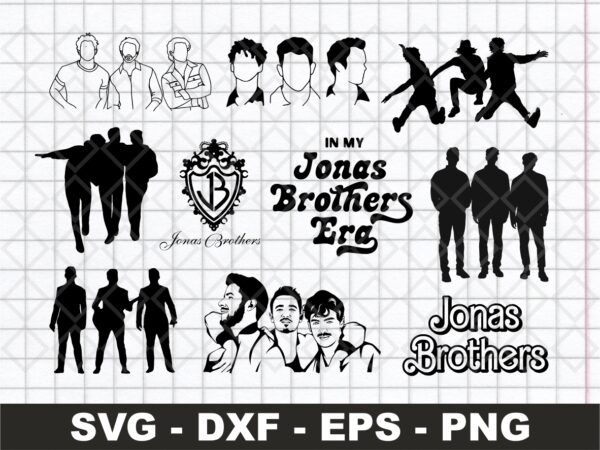 Jonas Brother SVG Bundle