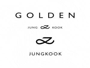 GOLDEN SVG Title Png BTS Jungkook Album Title Vector Kpop Cricut 