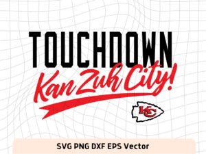 Kan Zuh City Touchdown Kansas City SVG