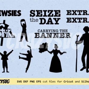 Newsies SVG, Seize the Day PNG, Strik