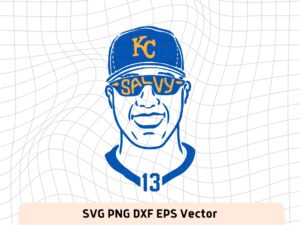 Royals SVG Salvy Perez Vector