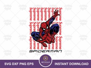 Spiderman Supreme SVG