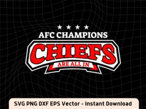 Super Bowl AFC Champions Chiefs SVG