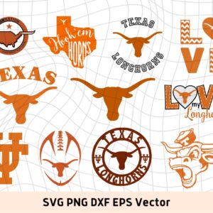 Texas Longhorns SVG, NCAA Logo, PNG EPS