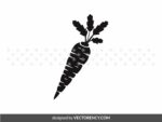 carrot silhouette svg
