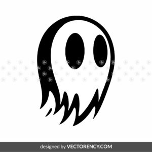 cute ghost face svg