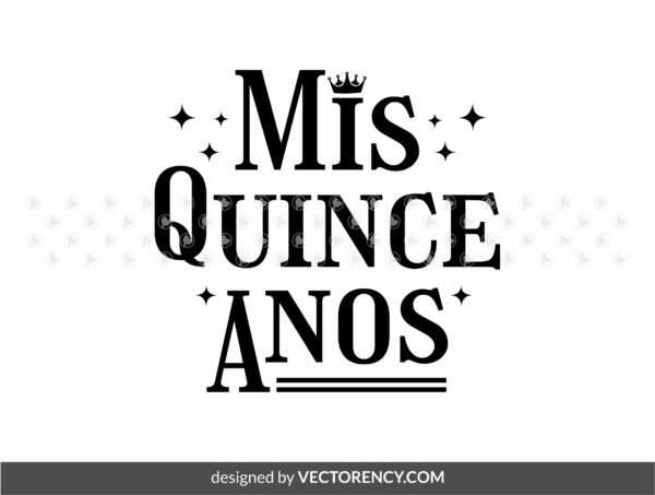mis quince anos svg