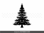 pine tree svg cut file, cricut element