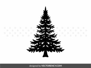 pine tree svg cut file, cricut element