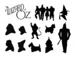 wizard of oz svg, silhouette SVG