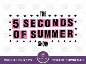 5 Seconds Of Summer 5SOS Show SVG