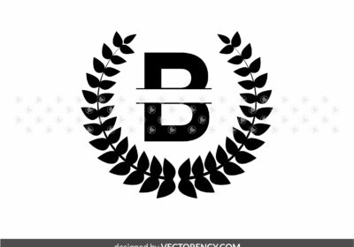 B Monogram SVG Cut Files