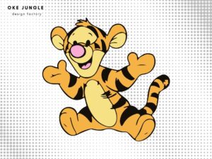 Baby Tigger Winnie The Pooh Clipart SVG