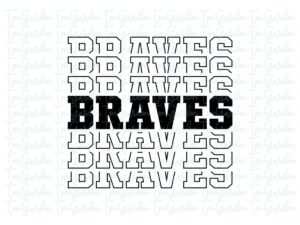 Braves PNG SVG Cut Files VECTOR