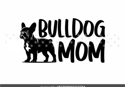 Bulldog Mom Design for Decals Project