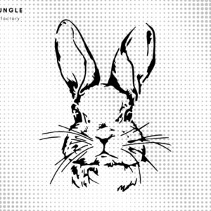 Bunny Face SVG DXF