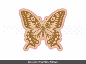 Butterfly SVG Layered for Card Making DIY