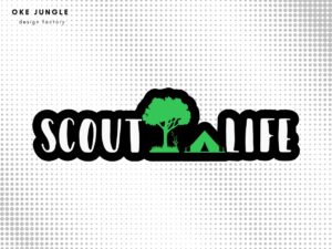 Camping SVG Scout Life, Scout Clipart Design